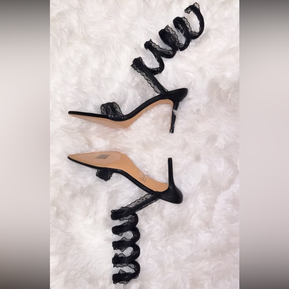 Lace Wrap Up heels size 10- Brand New - Picture 7 of 7